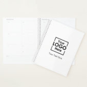 Eenvoudige gepersonaliseerde zakelijke Logo tekst  Planner (Display)