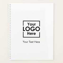 Eenvoudige gepersonaliseerde zakelijke Logo tekst  Planner