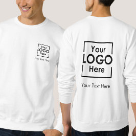 Eenvoudige gepersonaliseerde zakelijke Logo-tekst Trui