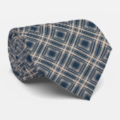 Eenvoudige geruite shirten patroonboho stijl stropdas (Opgerold)