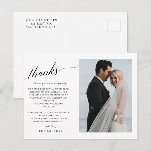 Eenvoudige geschreven het manuscriptfoto van het H Briefkaart (Voorkant / Achterkant)