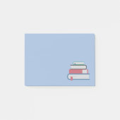Eenvoudige gestapelde boeken Leraar Librarian Post-it® Notes (Voorkant)