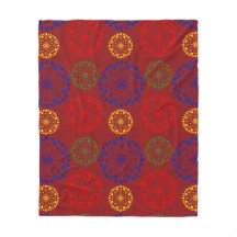 Eenvoudige getextureerde besneeuwde mandala