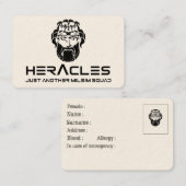 Eenvoudige getrouwheidskaart klantenkaartje (Voorkant / Achterkant)