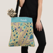 Eenvoudige geverfde Canvas tas van Floral (Dichtbij)