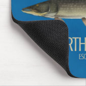 Eenvoudige Gevist Angler Northern Pike FIsherman Muismat (Hoek)