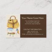 Eenvoudige Geviste handleiding voor zakenvis Visitekaartje (Achterkant)