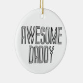 Eenvoudige Geweldige papa Vaderdag | ORNAMENT (Rechts)