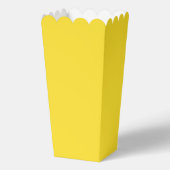 Eenvoudige Gewone Gele Popcorn Bedankdoosjes (Achterkant)