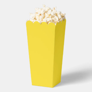 Eenvoudige Gewone Gele Popcorn Bedankdoosjes
