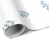 Eenvoudige gezellige boho laat witte achtergrond cadeaupapier (Rol Hoek)