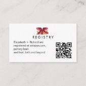Eenvoudige Gift Registry voor Baby QR Code Kaart I (Voorkant)