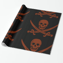 Eenvoudige glimlach Pirate Skull met gekruiste zwa