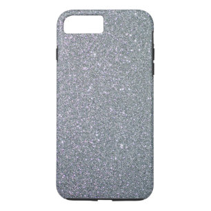 Eenvoudige Glitter Gray Ombre Plain Personeelsklaa iPhone 8/7 Plus Hoesje