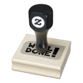 Eenvoudige goed gedaan script hout kunst stempel (Stempel)