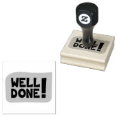 Eenvoudige goed gedaan script hout kunst stempel (Gestempeld)