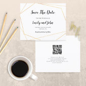 Eenvoudige Gold Geometric Code van budgettaire QR