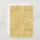 Eenvoudige Gold Glitter Corporate Grand Opening In Kaart (Achterkant)