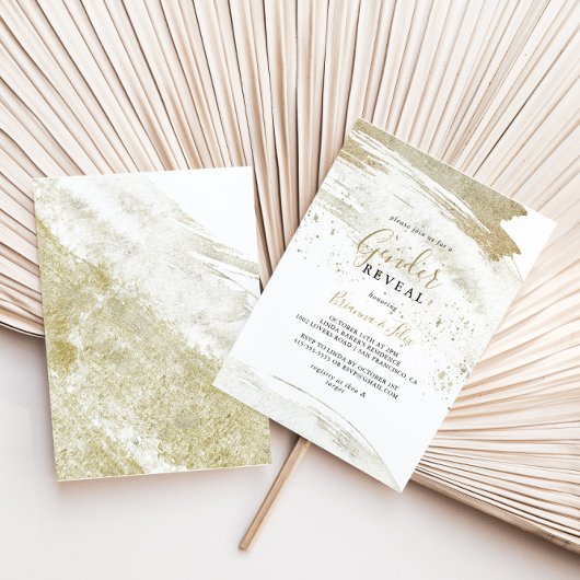 Eenvoudige Gold-minimalistische seksegerelateerde  Kaart