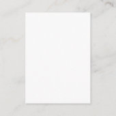 Eenvoudige Gold Script RSVP QR-code Informatiekaartje (Achterkant)
