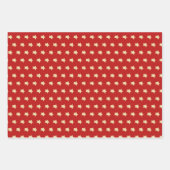 Eenvoudige Gold Star op blauw, rood, wit, achtergr Inpakpapier Vel (Voorkant 2)