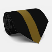 Eenvoudige Gold Stripe Stropdas (Opgerold)