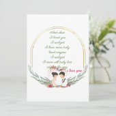 Eenvoudige Golden lijst vakantie Kaart (Staand voorkant)