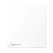 Eenvoudige Golf Fan Personal Stationery Golf Club Notitieblok (Voorkant)