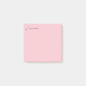 Eenvoudige Golf Fan Personal Stationery Golf Club Post-it® Notes (Voorkant)