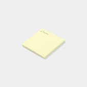 Eenvoudige Golf Fan Personal Stationery Golf Club Post-it® Notes (Schuin)