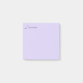 Eenvoudige Golf Fan Personal Stationery Golf Club Post-it® Notes (Voorkant)