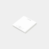 Eenvoudige Golf Fan Persoonlijk briefpapier Post-it® Notes (Schuin)