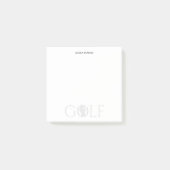 Eenvoudige Golf Fan Persoonlijk briefpapier Post-it® Notes (Voorkant)