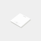 Eenvoudige Golf Fan Persoonlijk briefpapier Post-it® Notes (Schuin)