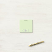 Eenvoudige Golf Fan Persoonlijk briefpapier Post-it® Notes (Op bureau)
