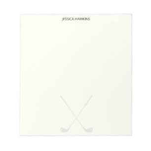 Eenvoudige Golf Fan Persoonlijke Stationery Golf C Notitieblok