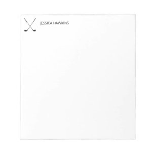 Eenvoudige Golf Fan Persoonlijke Stationery Golf C Notitieblok