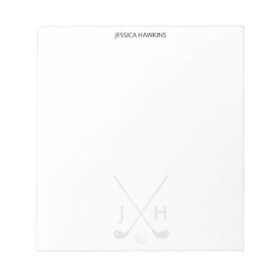 Eenvoudige Golf Fan Persoonlijke Stationery Golf C Notitieblok