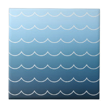Eenvoudige golflengte kalm blauw verloop