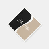 Eenvoudige golven 2 - Aangepaste luiers Servet (Hoek)