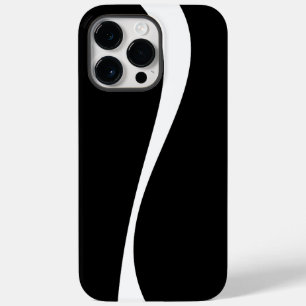 Eenvoudige golven 2 - zwart en wit Case-Mate iPhone 14 pro max hoesje