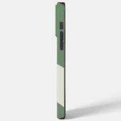 Eenvoudige golven in groen Case-Mate iPhone case (Achterkant / Links)