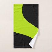 Eenvoudige golven in Lime Green Bad Handdoek (Handdoek)
