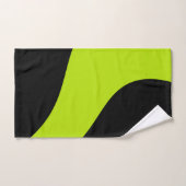 Eenvoudige golven in Lime Green Bad Handdoek (Handdoek)