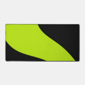 Eenvoudige golven in Lime Green Bureaumat (Voorkant)