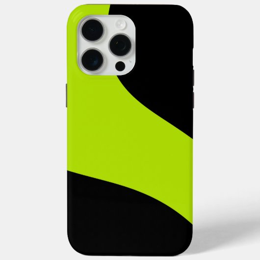 Eenvoudige golven in Lime Green Case-Mate iPhone Case (Achterkant)