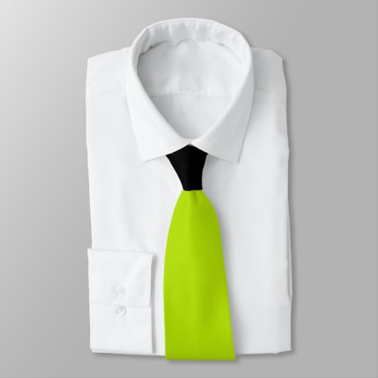 Eenvoudige golven in Lime Green Stropdas (Gebonden)