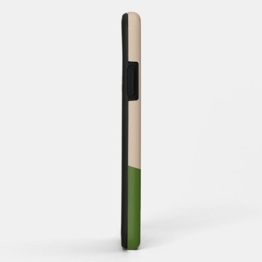 Eenvoudige golven - Wit, Zand & Palmgroen Case-Mate iPhone Case (Achterkant/rechts)