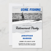 Eenvoudige Gone Vist Pensioenfeest Kaart (Voorkant)