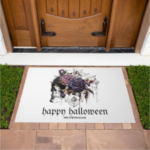 Eenvoudige gotische rozen & schedel Halloween fees